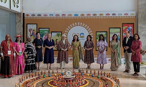 Spouses of leaders attending G20 summit at the IARI campus on Saturday | Express