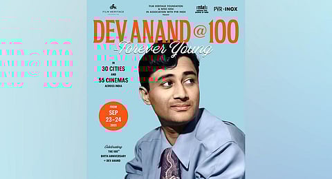 Film Heritage Foundation announces a two-day festival to celebrate Dev Anand's birth centenary. (Photo | PTI)