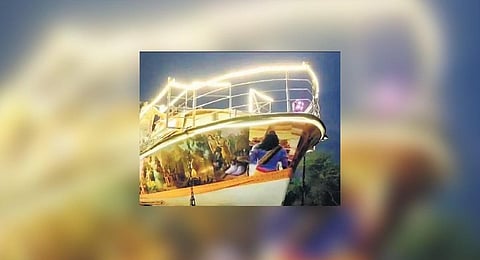 Jatayu cruise in river Saryu.