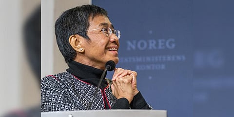Nobel Peace Prize laureate from the Philippines Maria Ressa.(File Photo | AP)