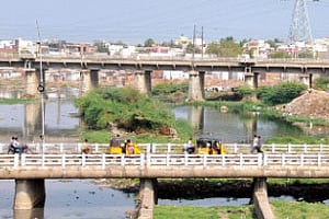 Musi river in Hyderabad