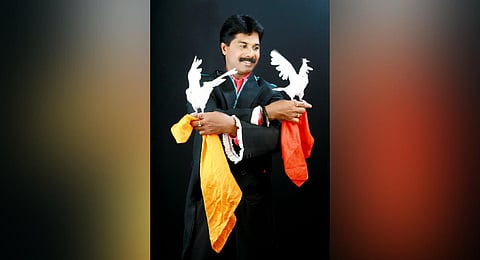 Haridas Thekkeyil, a magician.