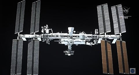 FILE - Image of the International Space Station, used for representational purposes only. (Photo | NASA via AFP)