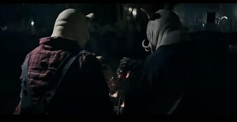 A still from the teaser of 'Winnie the Pooh: Blood and Honey'