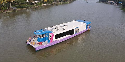 Electric  hybrid 100-pax water metro ferry