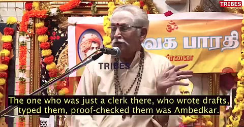 A screengrab from the video that sparked public outrage.