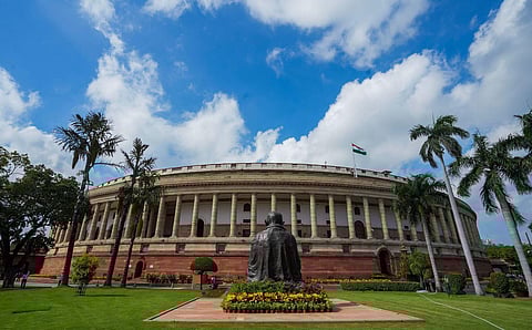 The old Parliament House, in New Delhi, used for representational purposes only, Sept. 18, 2023. (Photo | PTI)