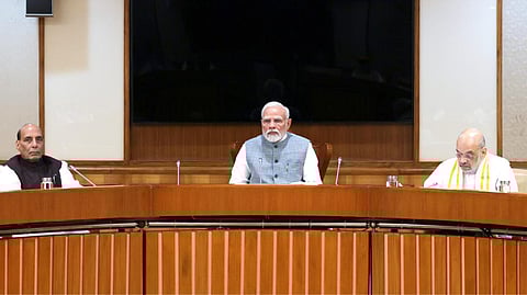 Prime Minister Narendra Modichaired a meeting of the Union Cabinet.