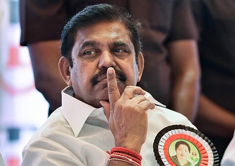 AIADMK general secretary Edappadi K Palaniswami . (File photo)