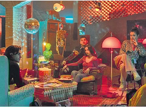 A still from the film 'Killer Book Club'