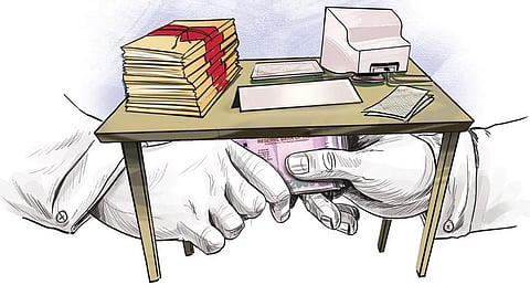 114 Kerala government officials caught taking bribe in 2 years
