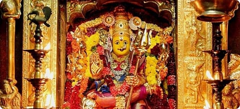 Goddess Kanaka Durga Malleswara Swamy Varla Temple. (Photo | kanakadurgamma website)