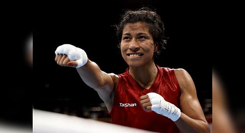 Lovlina Borgohain won a bronze medal in the Tokyo Olympics (File photo | AFP)