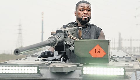 A scene from the 'The Expendables'