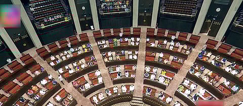The Special Session in Rajya Sabha at the new Parliament building is underway, in New Delhi on Thursday. (Photo | SansadTV)