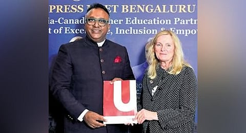 Prof Dr Rhonda Lenton, from York University, Canada, and Prof. Dr. C Raj Kumar, of OP Jindal Global University