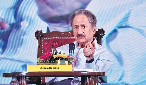 Author Anirudh Kala speaks at the session ‘Breakdowns and Breakthroughs: Shattering the Silence’ at Odisha Literary Festival