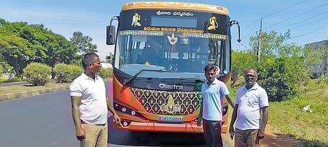 The Dharma Ratham was traced at Birada Vada village near Naidupet | Express