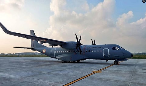 The IAF's first C-295 MW aircraft | Twitter @IAF_MCC