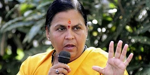 Former MP CM and Union minister Uma Bharti (File | PTI)
