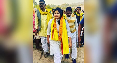 Tribal politician Monika Shah Batti (Twitter)