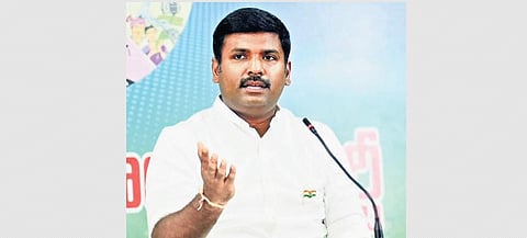 Minister for IT and Industries Gudivada Amarnath | Express