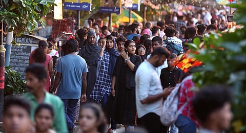 Huge rush of people at Fort Kochi .(File Photo)
