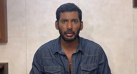 Kollywood actor and producer Vishal. (Photo | X@VishalKOfficial)