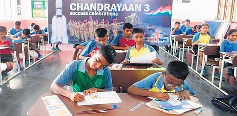 Sainik School begins year-long celebrations on Chandrayaan 3 success | express