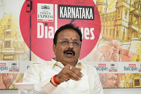 Karnataka Agriculture Minister N Chaluvarayaswamy. (Photo | Nagaraja Gadekal, EPS)