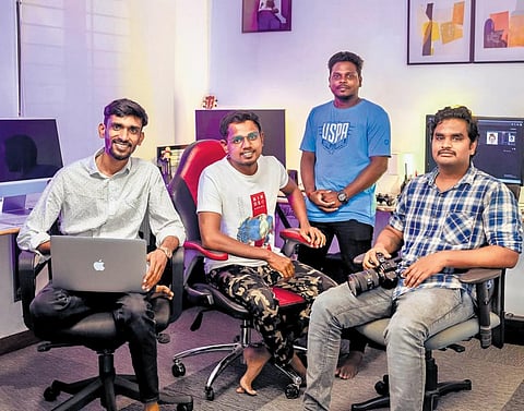 Ravishankar, with his team at Oliyan Photography in Chennai, has been providing free and/or discounted photography services to inter-caste marriage ceremonies since 2016 | Express