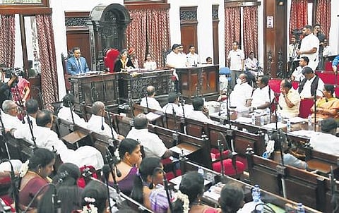 Corporation council meeting held at Ripon Buildings. (Photo | Ashwin Prasath)