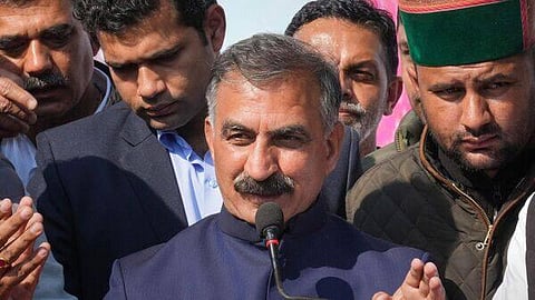 Himachal Pradesh Chief Minister Sukhvinder Singh Sukhu |