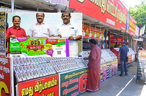 Controversial Lottery King Santiago Martin's home in Coimbatore.