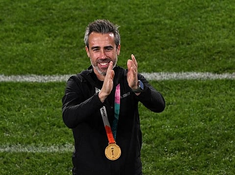 Spain's 42-year-old head coach Jorge Vilda. (Photo | AFP)