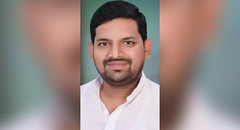 Sujit Singh, former block chief and son of Samajwadi Party candidate in the Ghosi bypoll in Uttar Pradesh, Sudhakar Singh