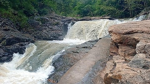 Mangalam Falls located at Pachamalai in Thuraiyur taluk | Express
