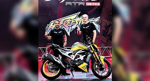 TVS Motor launched the Apache RTR 310.