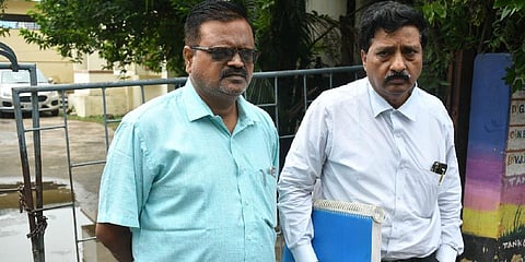 Advocate Pitchuka Srinivas and witness Krishna Prasad | EXPRESS