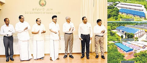 Stalin inaugurating the warehouses in Pudukkottai, Ranipet and Madurai | Express