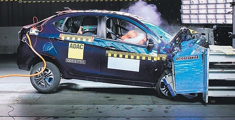 Crash test. (Photo | Special arrangement)