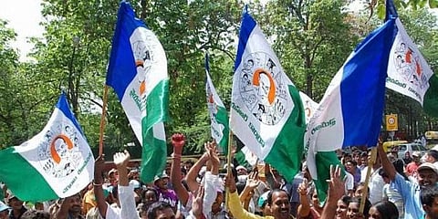 What led to the fall of YSRC in Andhra's Anantapur?