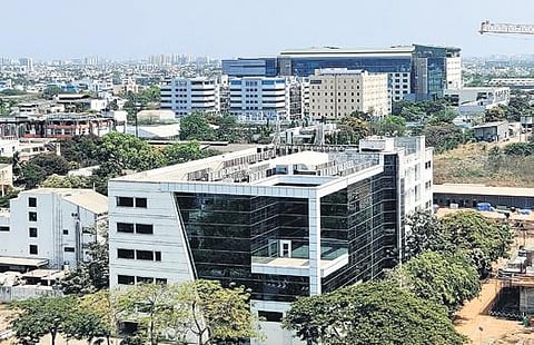 A view of Amabattur Industrial estate in Chennai. (Photo | Shiba Prasad Sahu)