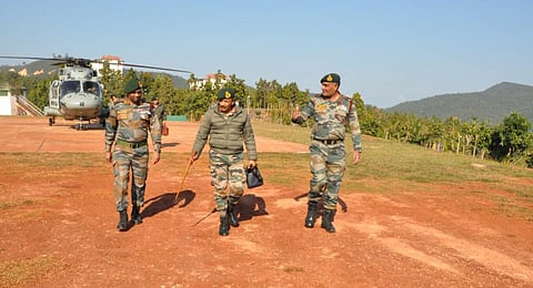 DG of Assam Rifles takes stock of security along Manipur borders, Visits Moreh