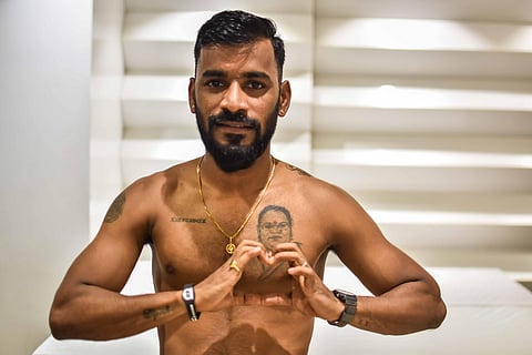 Dipesh More's biggest source of inspiration is his mother. (Photo | Debadatta Mallick)