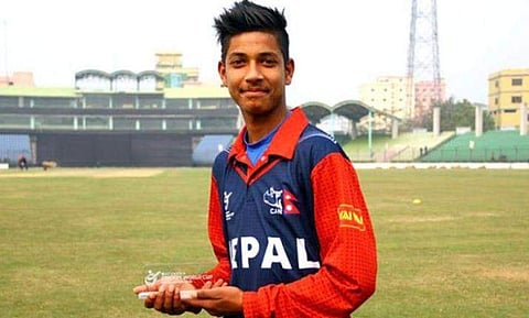 Nepali star spin bowler Sandeep Lamichhane. (File photo | PTI)