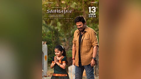 Poster of the film Saindhav.