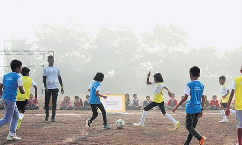 The intervention aims to alter the ruling view of girl children and change mindsets in the future. As for Swetha, zig-zagging across the fields, she has her plan for the future.