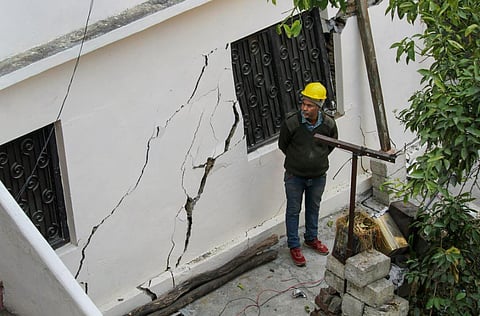 Tech survey in Joshimath by expert panels
