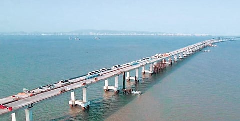 PM to inaugurate longest sea bridge in Maharastra today